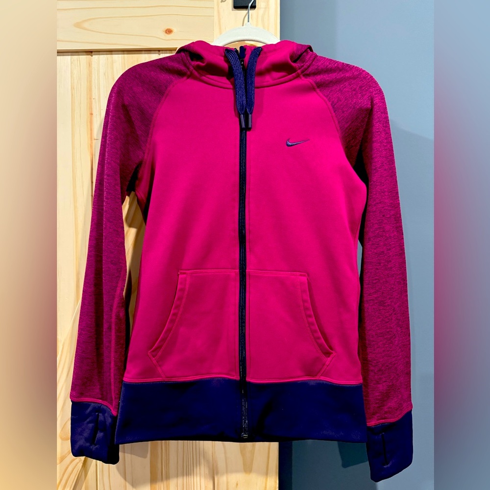 Nike Therma-FIT zip-up hoodie.